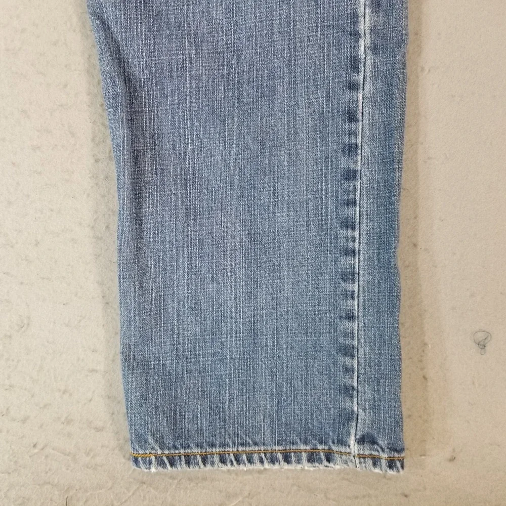 Levi's 505 jeans men's 36x34 regular‎ fit straight blue denim pants retro USA